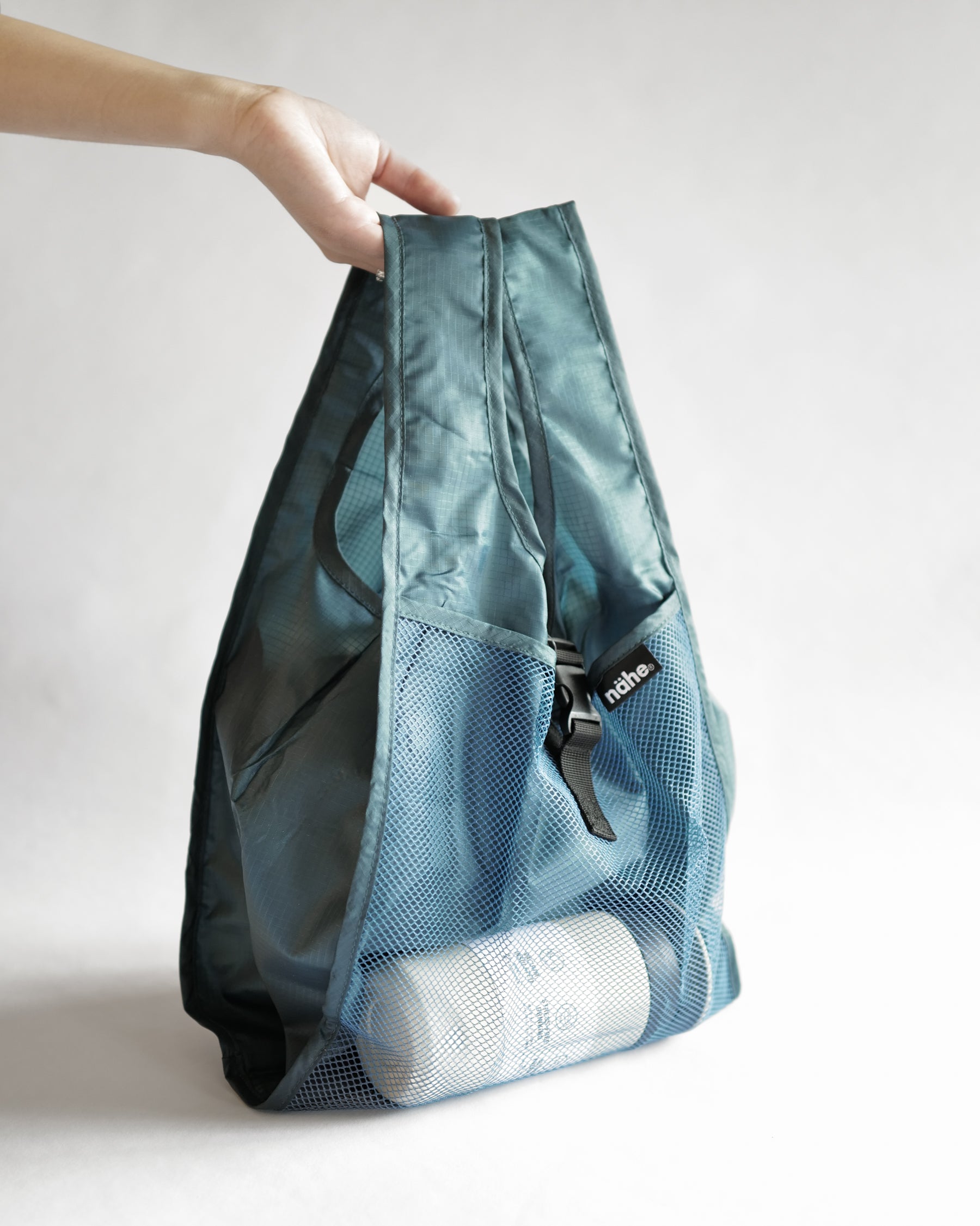 【PORTERNA】Semon net tote bag NÄHE Shopper Bag (Small) – SORT