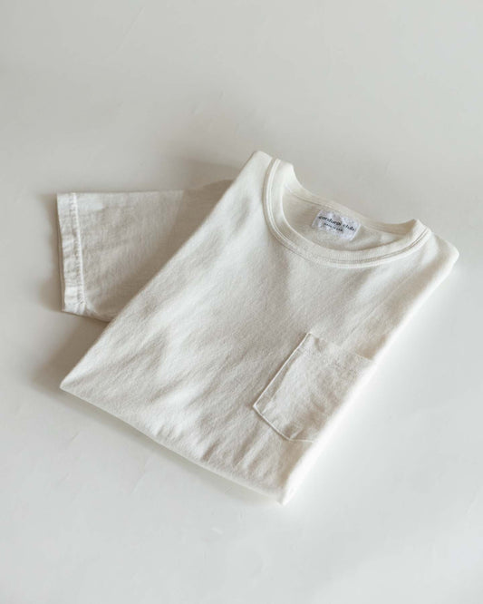 Corduroi Club White Pocket Tee / T-shirt