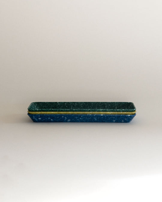 Penco Melamine Marbled Pen Tray — Japanese desk accessory at SORT Vancouver