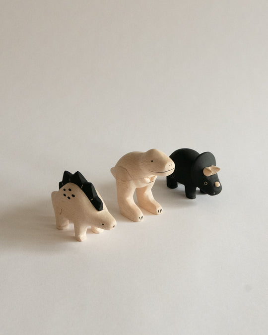 T-Lab Polepole Animal Dinosaur — handcrafted Japanese wooden toys at SORT Vancouver