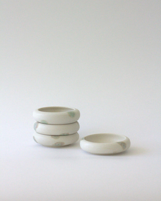 (H2) haneu haneu — lichen banchan dish — handmade ceramics at SORT Vancouver