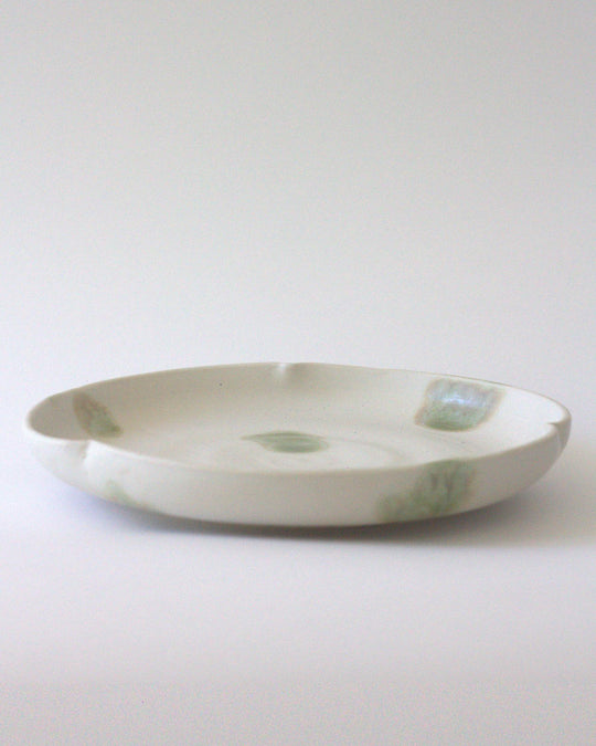 (H3) haneu haneu — lichen petaled dish — handmade ceramics at SORT Vancouver