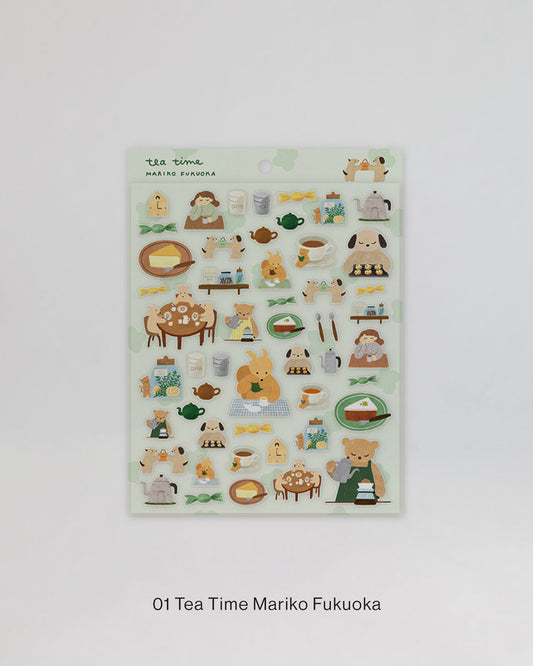 Hyogensha Japanese Sticker Sheet — Everyday Theme