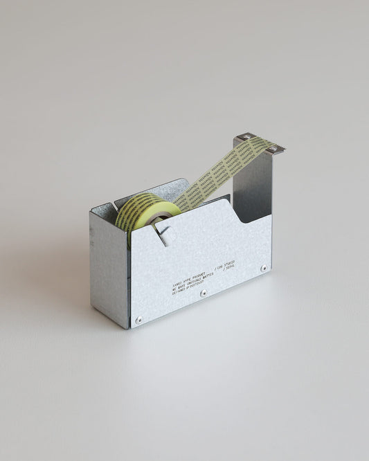 SANRO Level L Tape Cutter (L) — Galvanized Steel — steel tape dispenser at SORT Vancouver