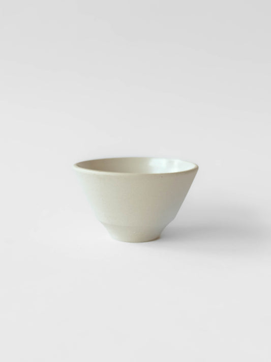 [7] Janice Wong KEEP bowl (3.25") — Pure white, Snow White int.