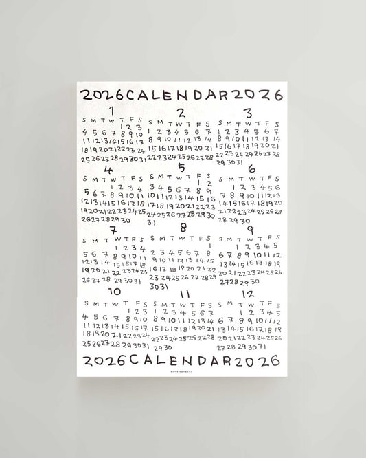 2026 CALENDAR POSTER by AONA HAYASHI - A2 Size