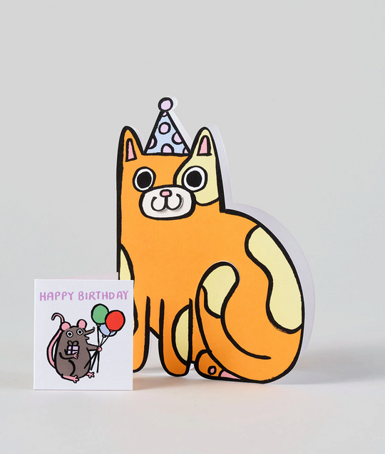 Wrap Cat With Mini Card — greeting card at SORT Vancouver