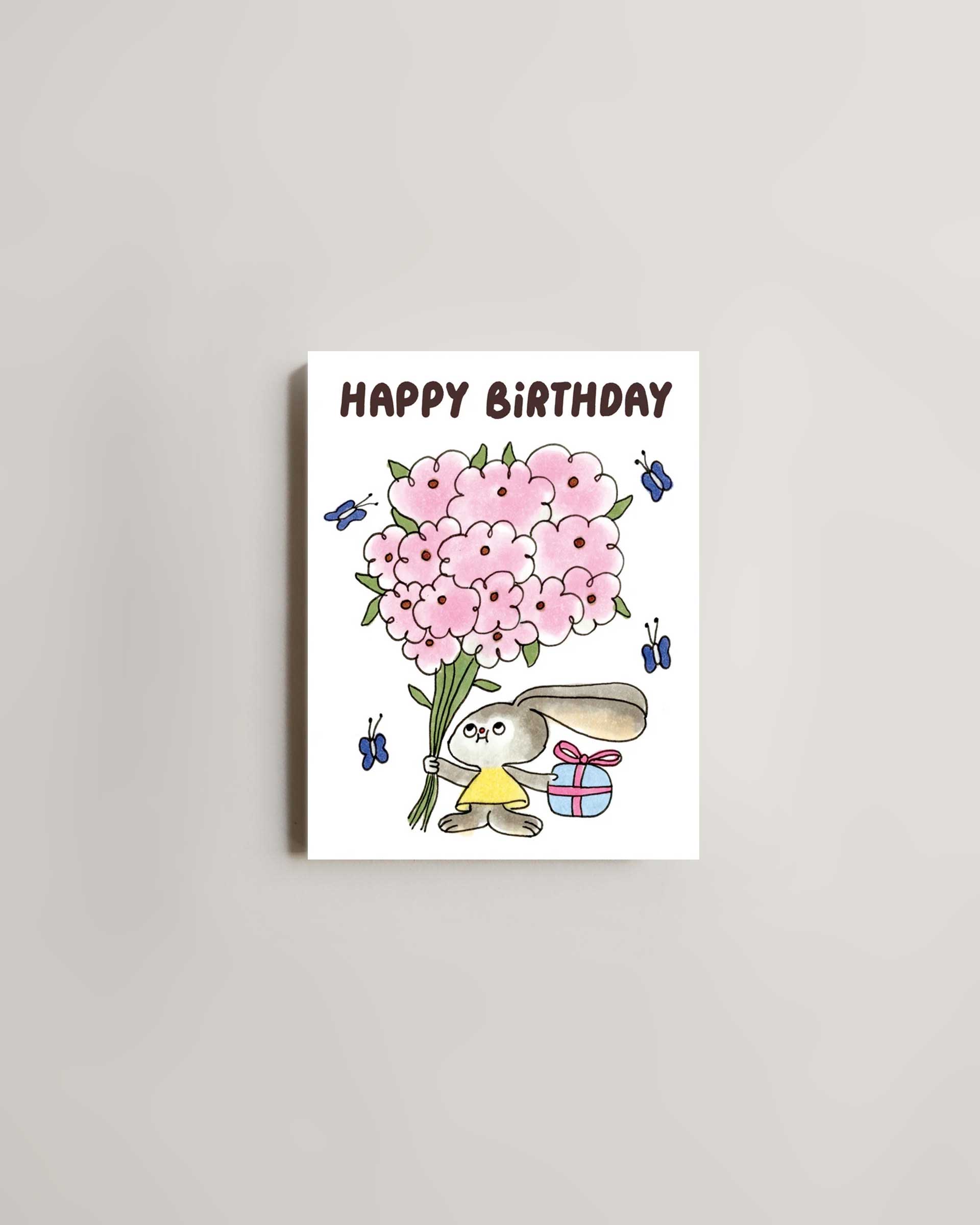 Wrap Happy Birthday Rabbit — greeting card at SORT Vancouver