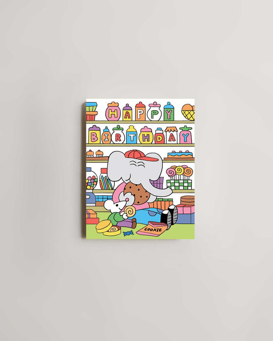 Happy Birthday Sweet Shop Card — greeting card at SORT Vancouver