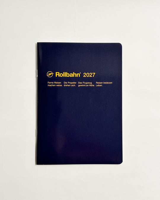 Rollbahn by Delfonics 2027 A5 Notebook Diary — Slim/Portable