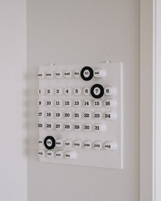 Ring-A-Date Calendar — Designed by Giorgio Della Beffa — Italy, at SORT Vancouver