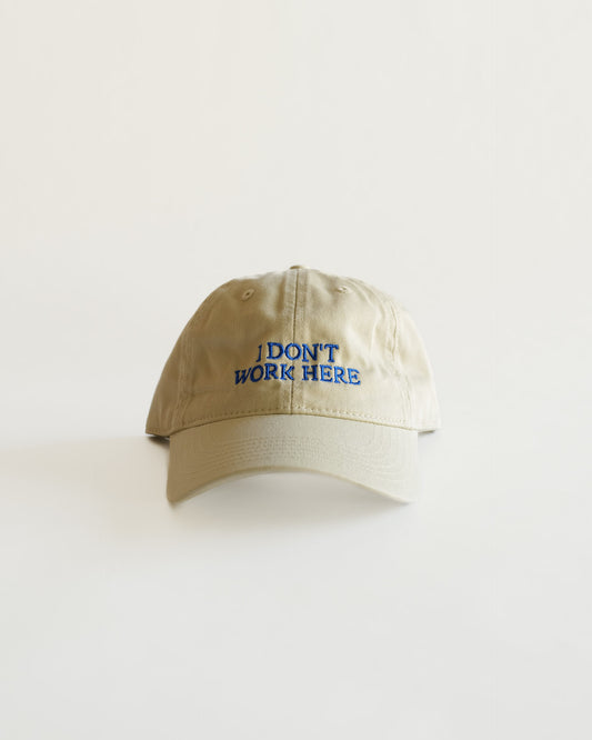 IDEA Books Sorry I Don't Work Here Hat (Cream)