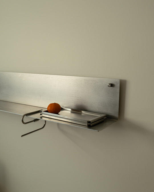 Rhombus Lab Aluminum Wall Shelf 600 (Special Order) — Rhombus Lab, South Korea, at SORT Vancouver