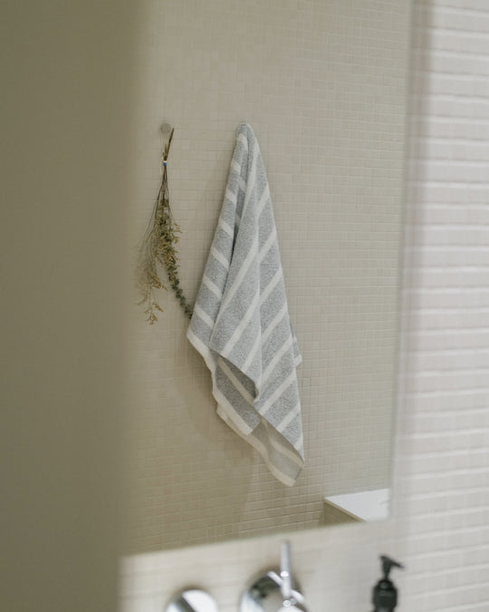 Japanese Premium Imabari Striped Bath Towel (272g Fall/Winter) - 60 × 120 cm