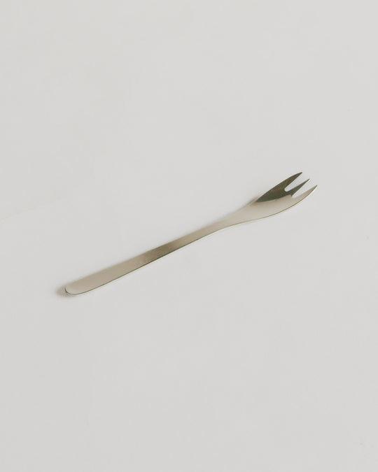 Stainless Steel Small Cake Fork (15cm) by Sori Yanagi — Sori Yanagi, Japan, at SORT Vancouver