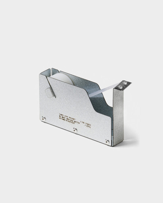 SANRO Level L Tape Cutter (M) — Galvanized Steel — steel tape dispenser at SORT Vancouver