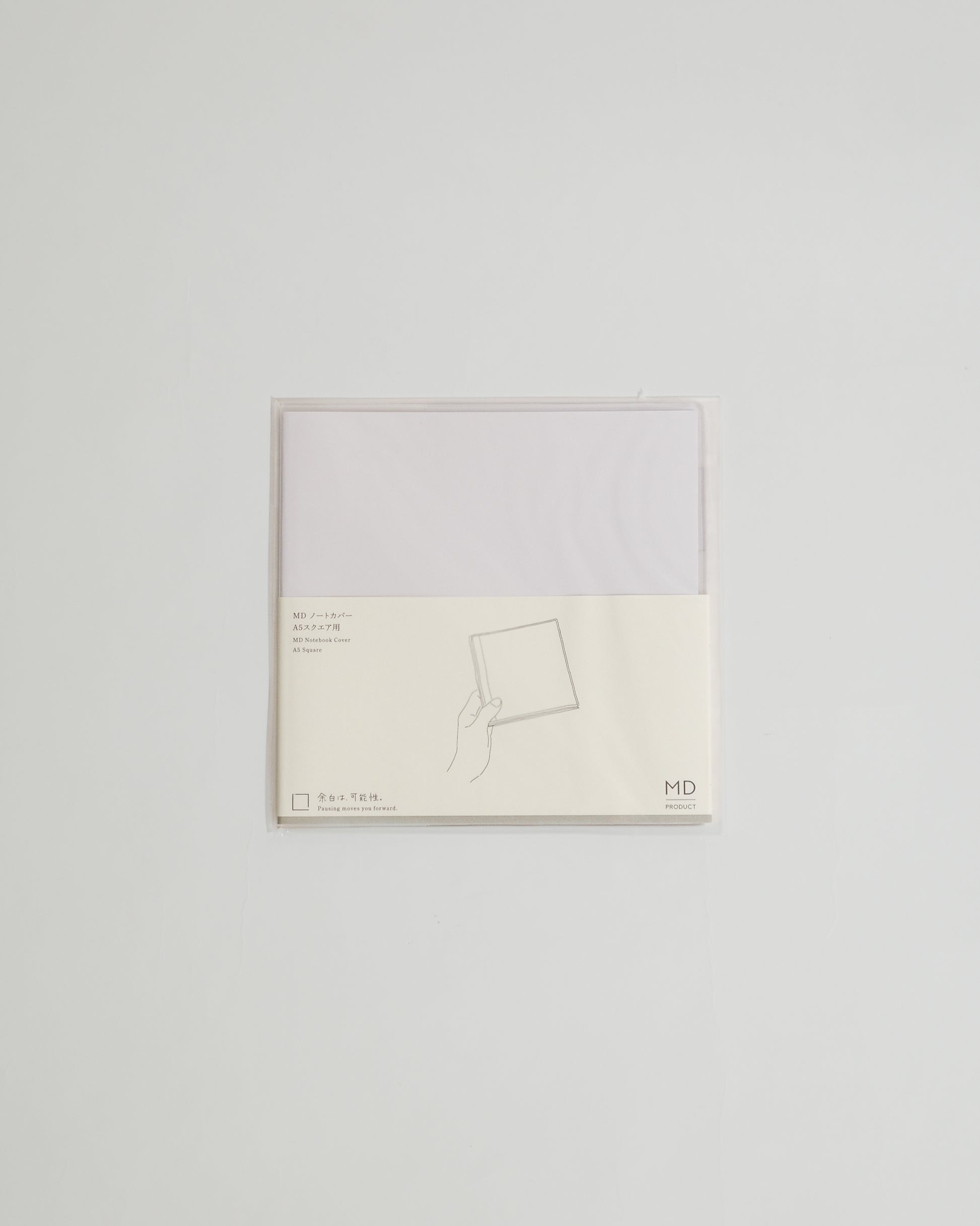 Midori MD Notebook Clear Cover — A6, A5 or A5 Square view 2 — Midori, Japan, at SORT Vancouver