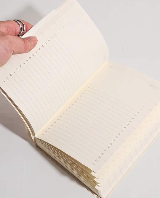 Midori MD 2027 Notebook Diary 1 Day 1 Page — A6 Size