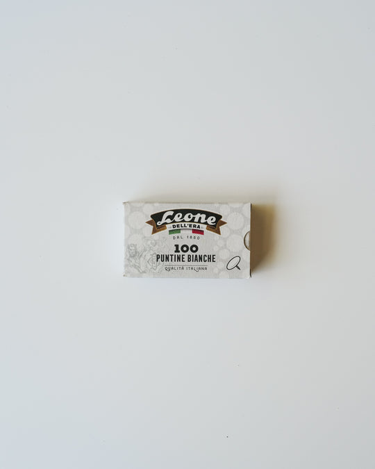 Leone Dell'Era Pushpins - 100 pcs, White — Leone Dell'Era, Italy, at SORT Vancouver