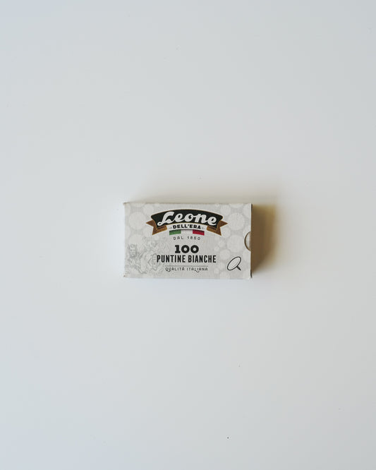 Leone Dell'Era Pushpins - 100 pcs, White