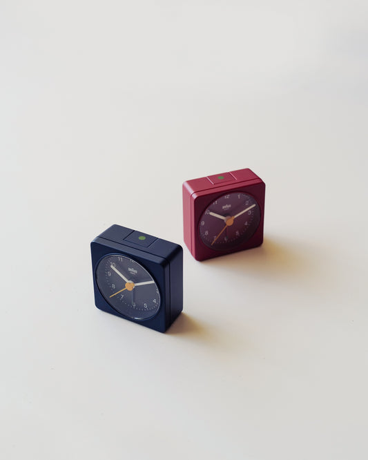 Braun BC02 Classic Analogue Travel Alarm Clock — Braun, Germany, at SORT Vancouver