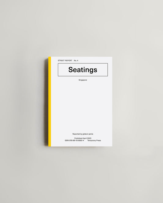 Street Report No. 4 – Seatings