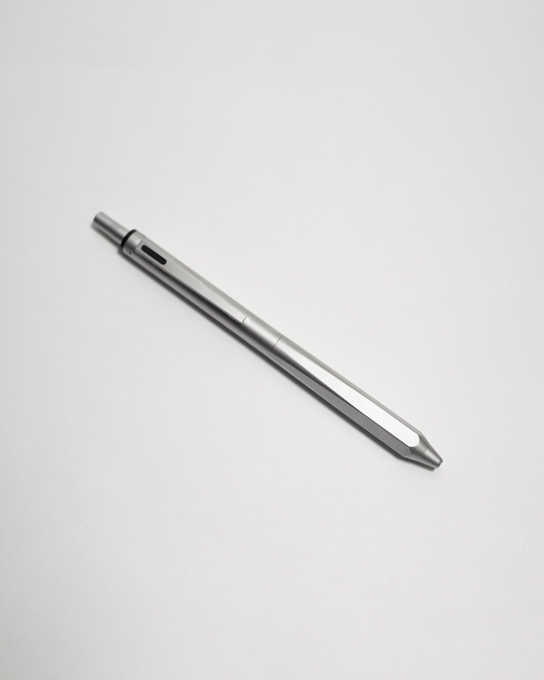 OHTO MS02 — 3-in-1 Brass Multifunction Pen (Silver) — OHTO, Japan, at SORT Vancouver