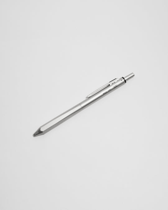 OHTO MS02 — 3-in-1 Brass Multifunction Pen (Silver) — OHTO, Japan, at SORT Vancouver