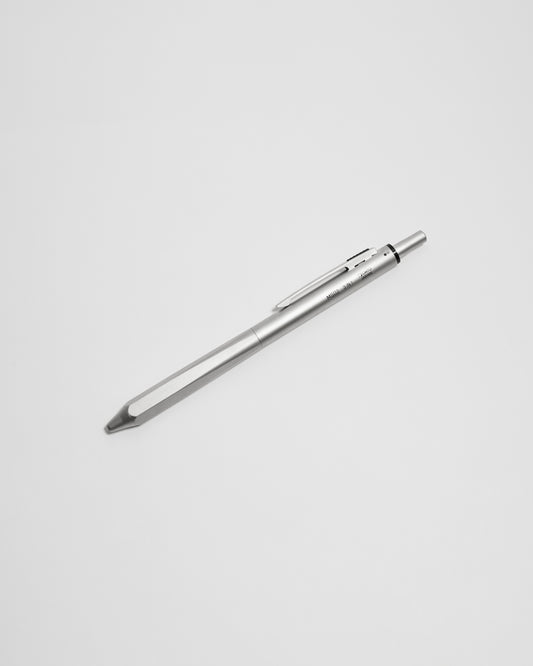OHTO MS02 — 3-in-1 Brass Multifunction Pen (Silver) — OHTO, Japan, at SORT Vancouver