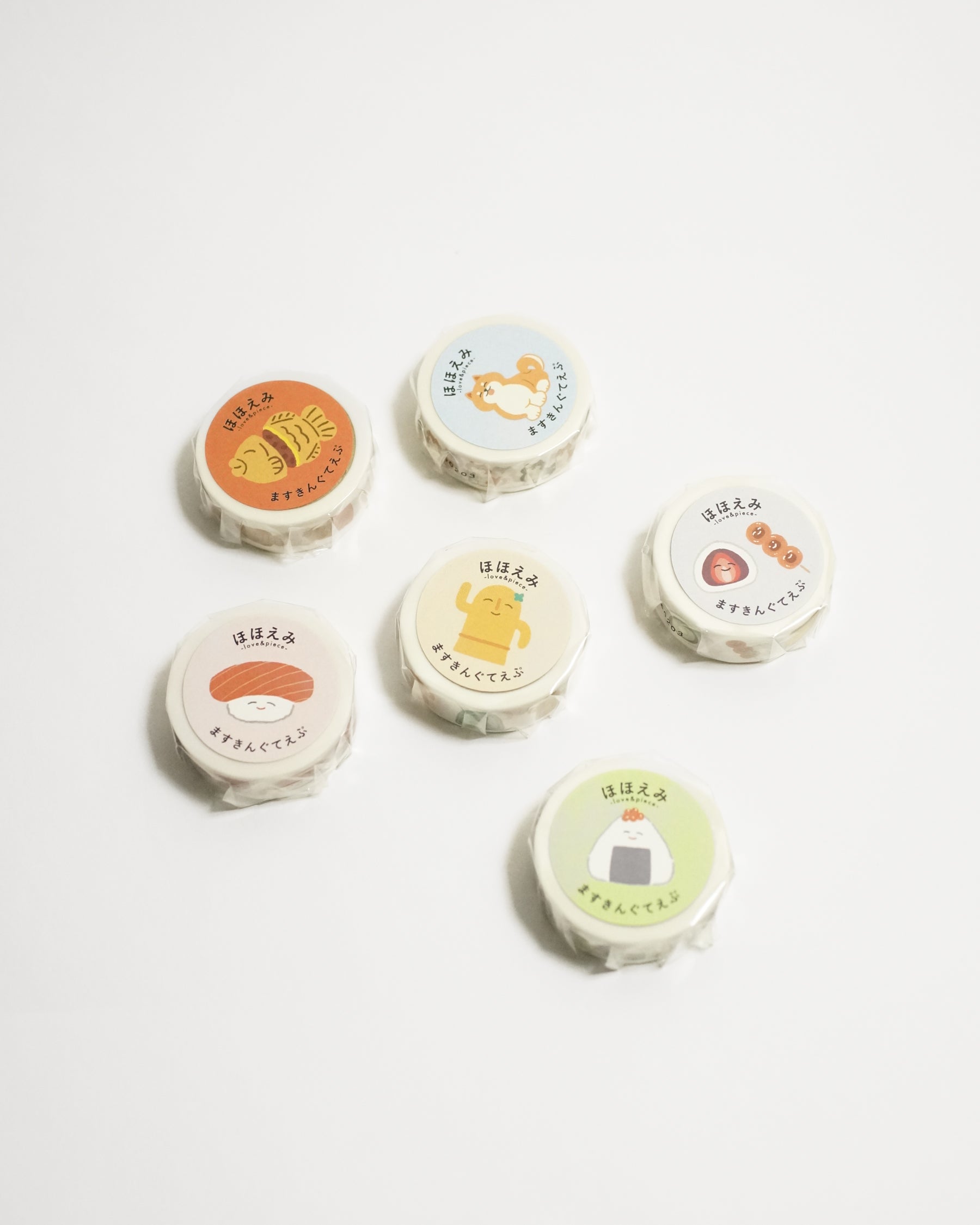 Smiling Motif Washi Masking Tape (Japan) — Japanese washi tape at SORT Vancouver