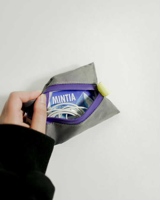 Blue Lug 5" × 3.5" Small Pouch (Ecopak) — Blue Lug, Japan, at SORT Vancouver