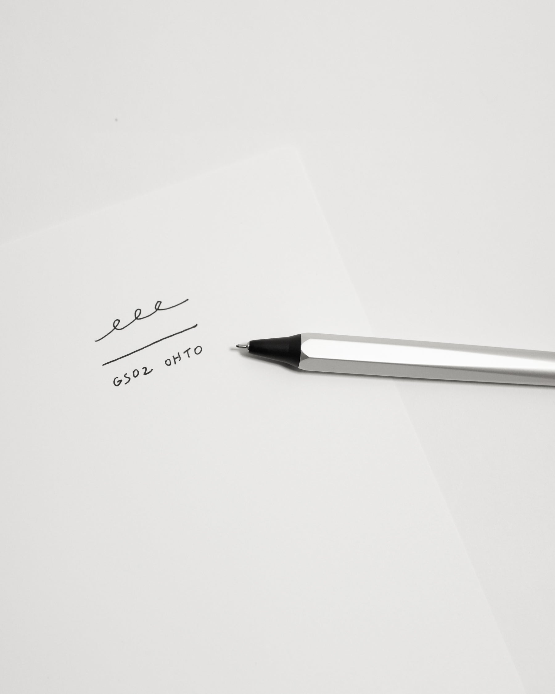 OHTO GS02 Roller Gel Pen — Metal Body, 0.5mm — OHTO, Japan, at SORT Vancouver