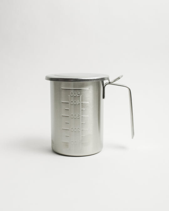 Koshimasu Stainless Steel Oil Pot Container with Filter by Conte — Conte, Japan, at SORT Vancouver