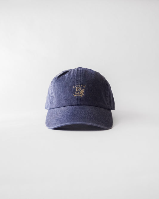 Blue Lug Cart Skater Cat Cap (Fade Navy) — Blue Lug, Japan, at SORT Vancouver