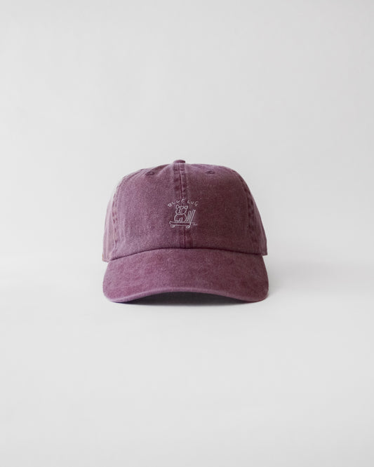 Blue Lug Cart Skater Cat Cap (Fade Red) — Blue Lug, Japan, at SORT Vancouver