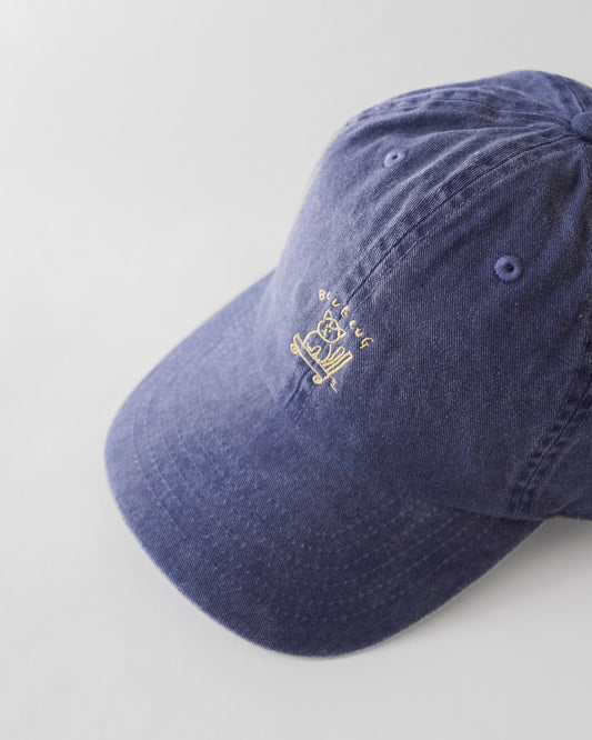 Blue Lug Cart Skater Cat Cap (Fade Navy) — Blue Lug, Japan, at SORT Vancouver