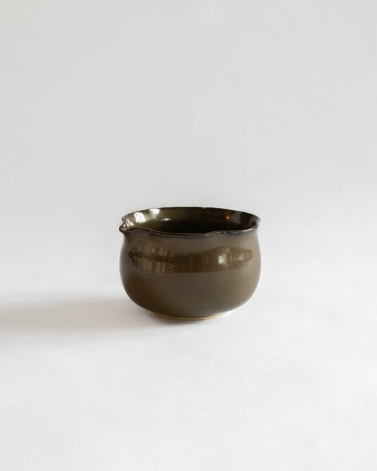 (C6) favourite shape — Matcha Bowl (Deep brown glaze)