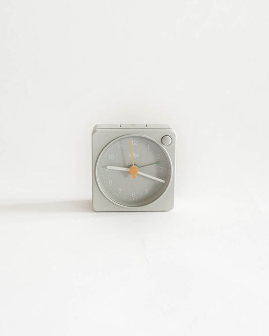 Braun BC02X Classic Analogue Travel Alarm Clock - Grey
