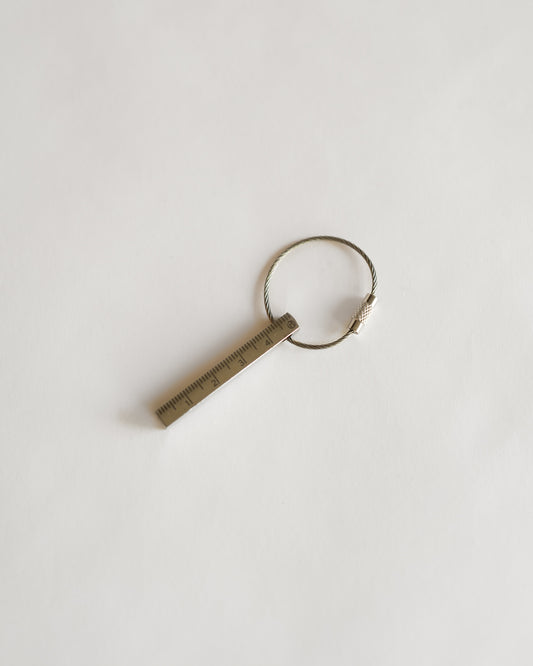 Rhombus Lab Ruler Keyring