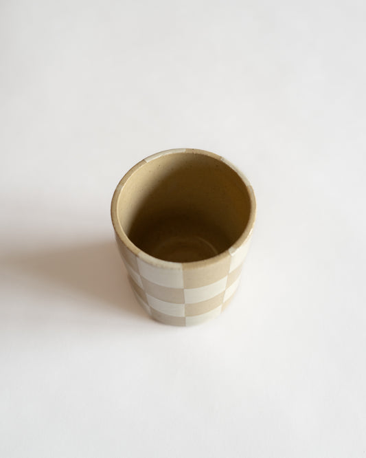 (C9) favourite shape — Groovy Cup (White pattern)