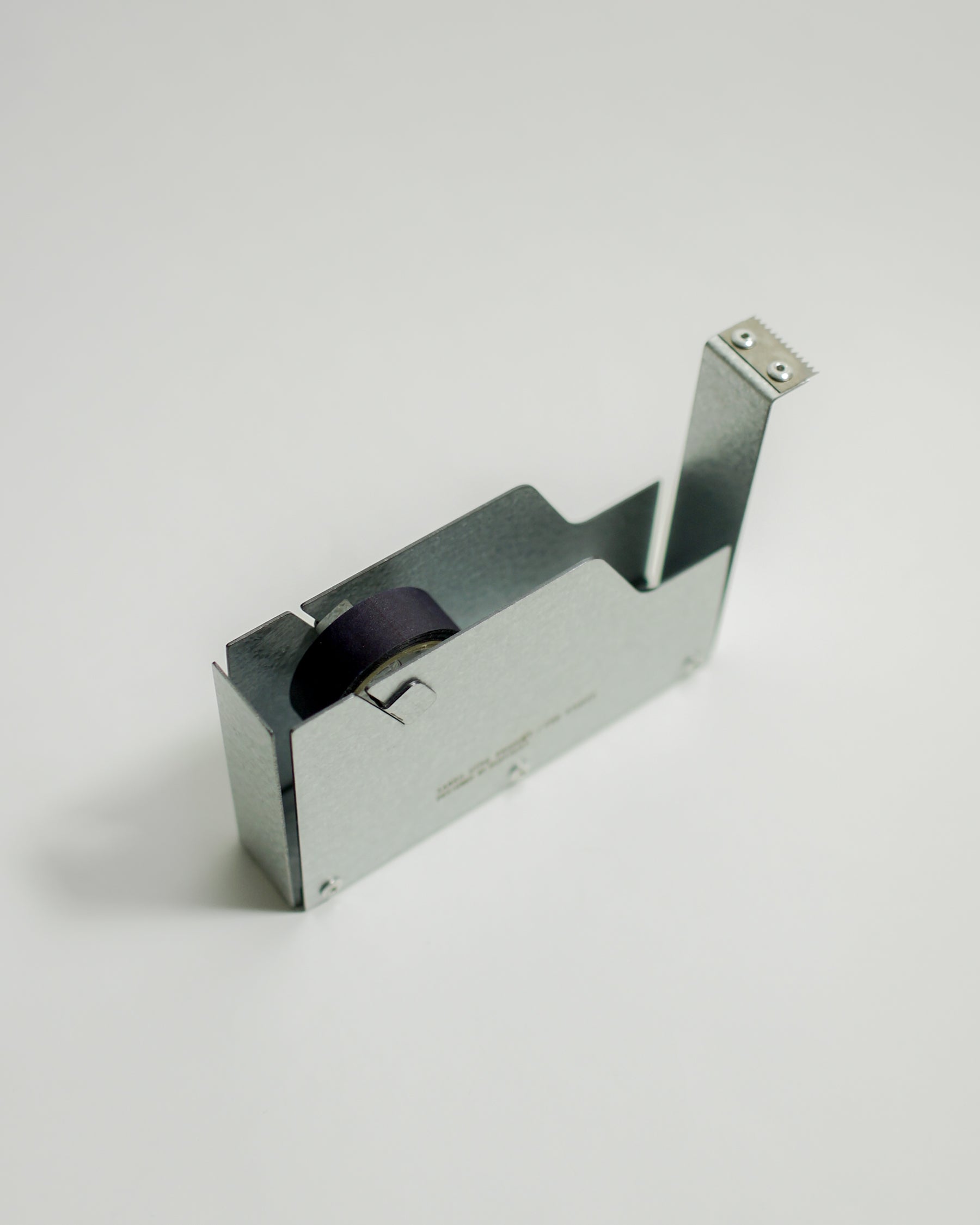 SANRO Level L Tape Cutter (M) — Galvanized Steel — steel tape dispenser at SORT Vancouver