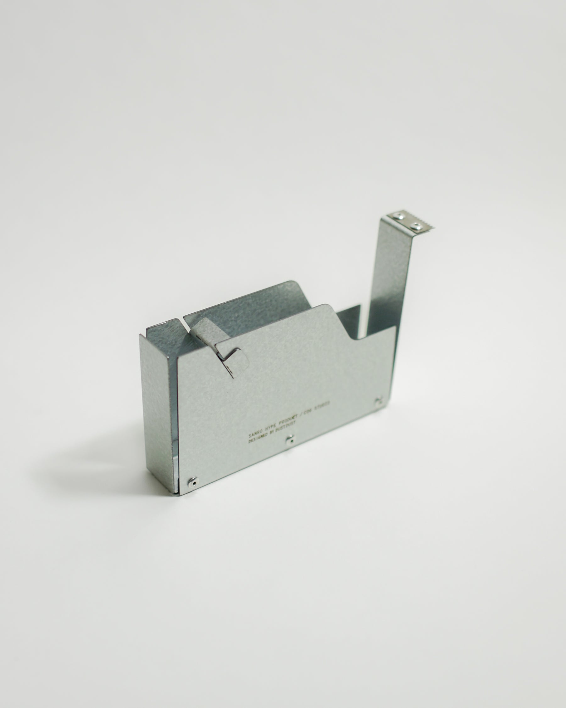 SANRO Level L Tape Cutter (M) — Galvanized Steel — steel tape dispenser at SORT Vancouver