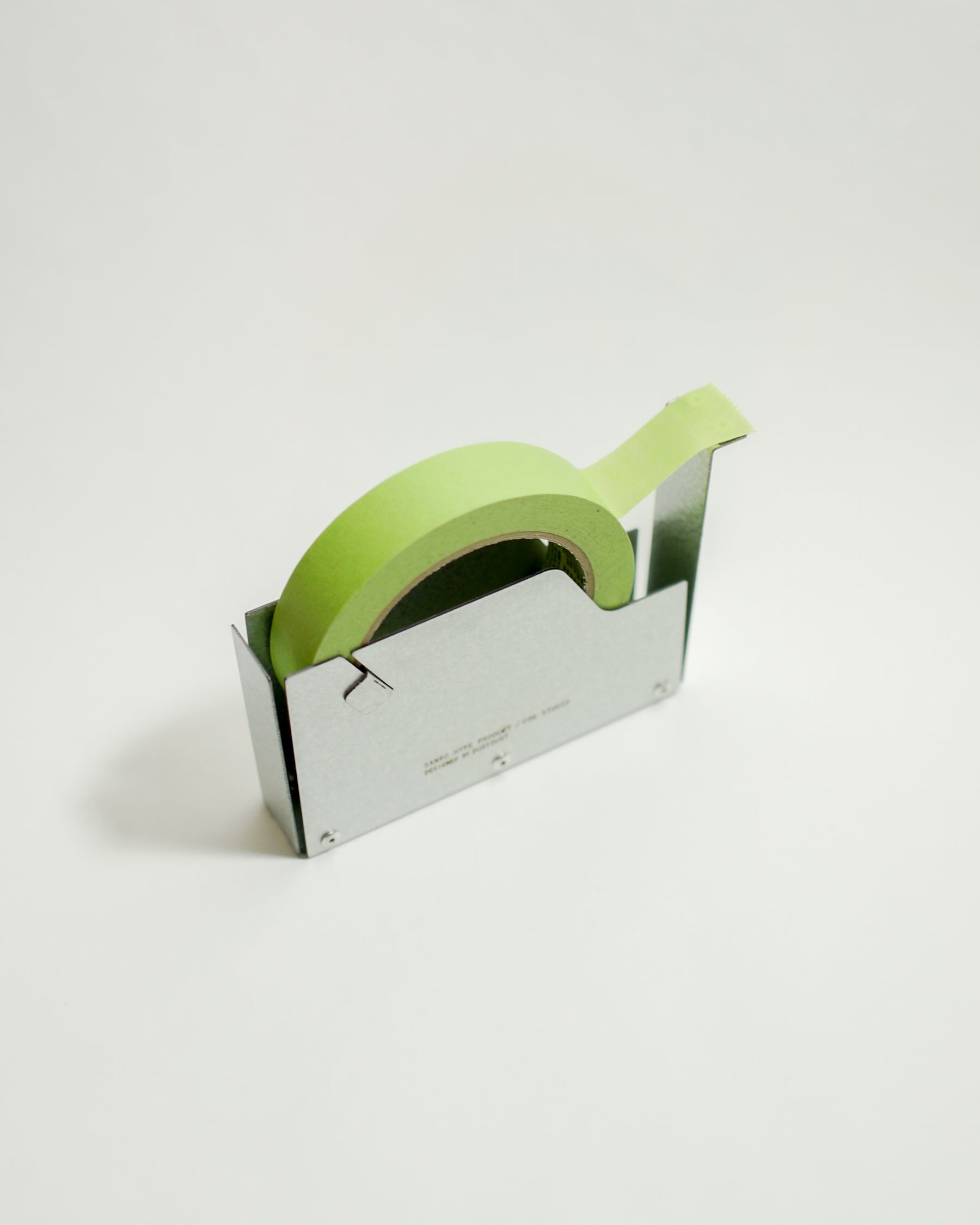 SANRO Level L Tape Cutter (M) — Galvanized Steel — steel tape dispenser at SORT Vancouver