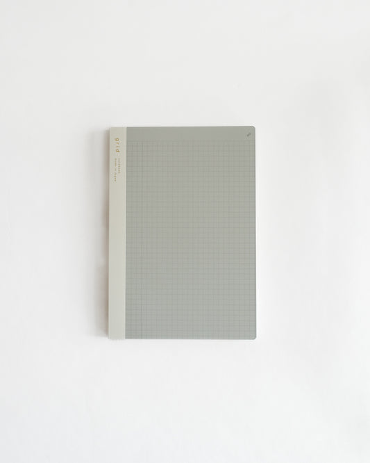 isshoni A5 Size Notebook with Index & Page Numbers - Grid, 192 pages