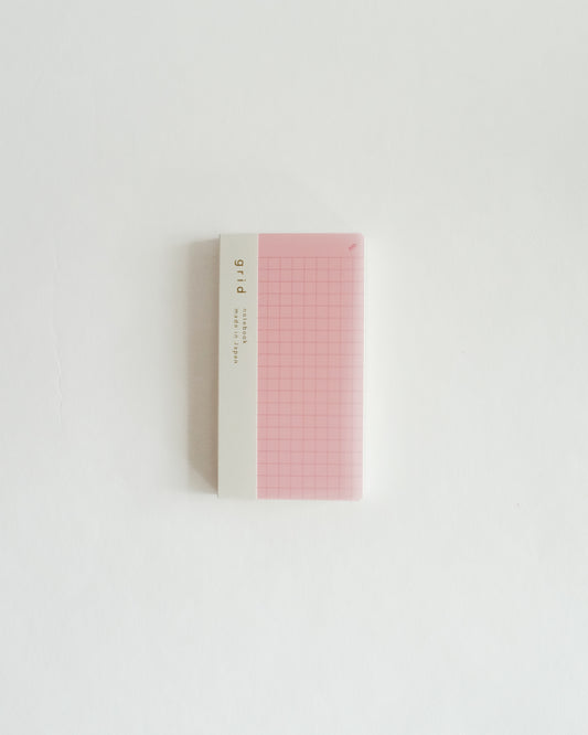 isshoni. Mini Notebook with Index & Page Numbers - Grid, 192 pages