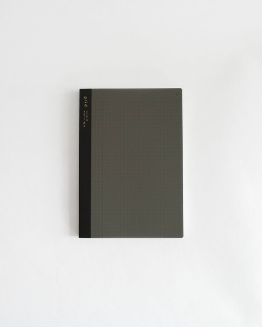 isshoni A5 Size Notebook with Index & Page Numbers - Grid, 192 pages