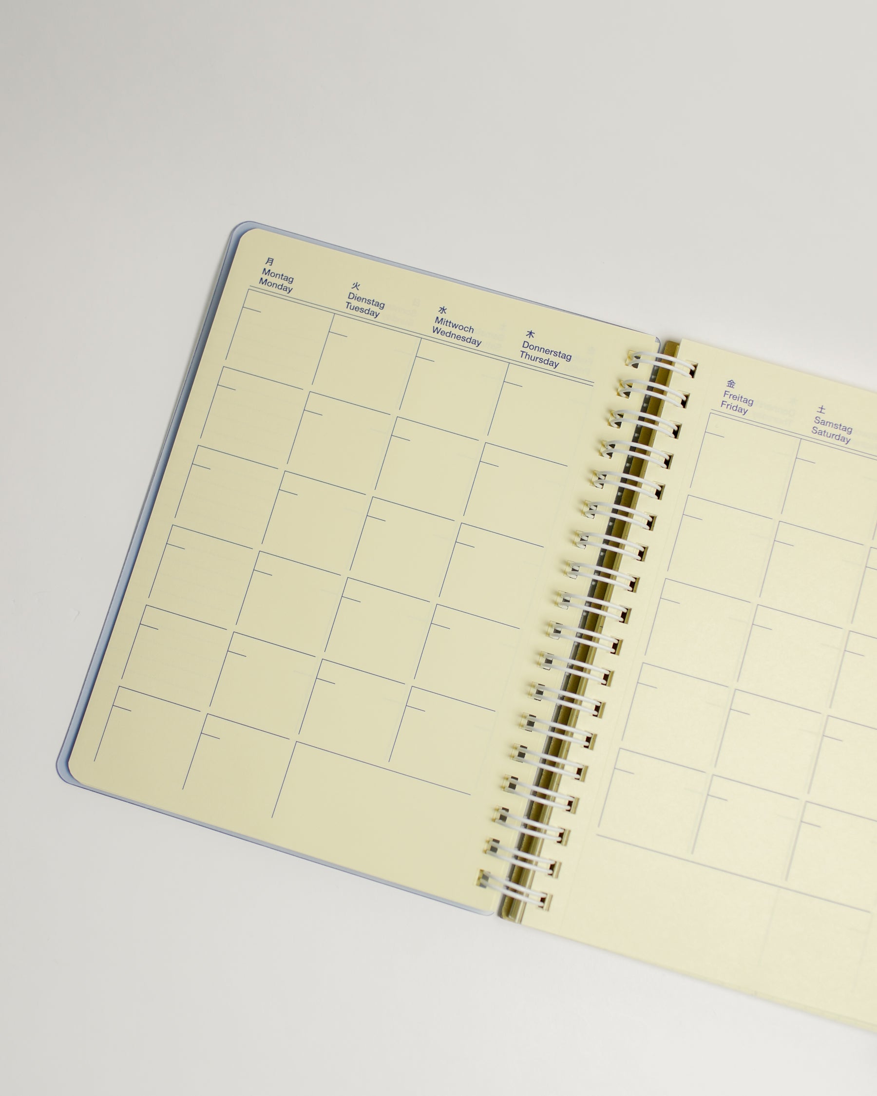 Rollbahn by Delfonics Free Diary Spiral Notebook — 5.5" × 7" — Delfonics, Japan, at SORT Vancouver