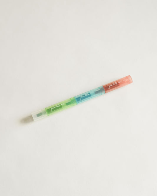 Midori Connecting Marker Join Dots —3 Markers, Bright