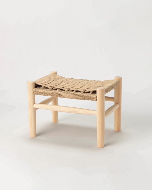 Japanese Hinoki Wood Paper Cord DIY Stool Kit (Mini)