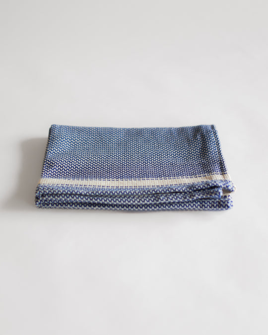 100% Cotton Blue Woven Tea Towel (by Fair Trade Egypt) — Fair Trade Egypt, at SORT Vancouver
